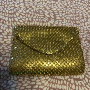 Gold Sequin Clutch